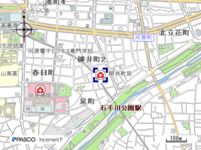 愛媛県口腔保健センター（休日救急歯科）の地図