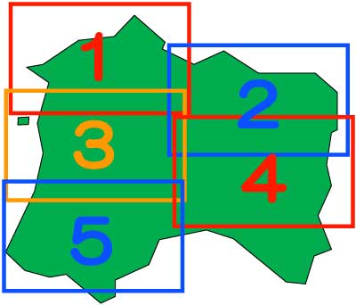 北条地区包蔵地地図番号