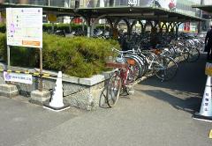 松山駅前第1駐輪場の写真です