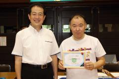 松本直也さんと市長