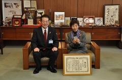 大塚桂子さんと市長