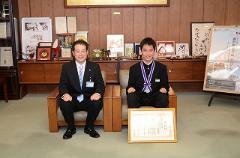 竹中義顕さんと市長