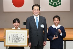 北条なぎなたスポーツ少年団　近藤　累　千原　麻衣里