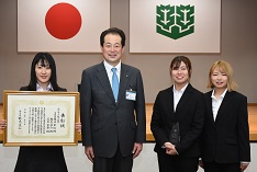 愛媛選抜　瀧水　幸虹、越智　夢叶、玉木　里奈