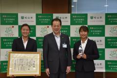 松山東雲女子大学　武田・大本ペア