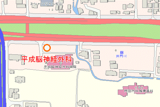 平成脳神経外科付近図