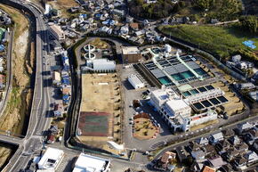 市之井手浄水場の写真