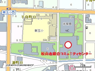 総合コミュニティセンター付近図