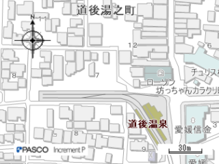 第4分湯場の地図