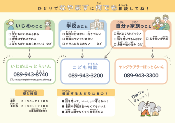 こども相談リーフレット小学生版(中)