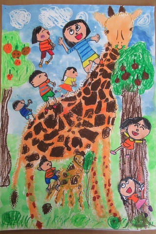 キリンといっしょに