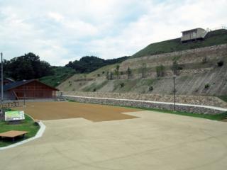 葉佐池古墳公園の様子