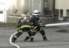 消火で使われている水