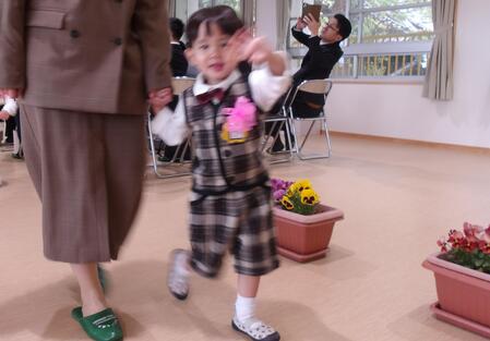 入園式の様子