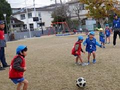 サッカーの様子