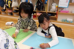 描画活動の様子