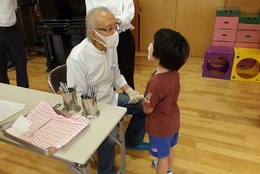 歯科検診の様子