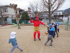 豆まきの写真