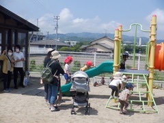 未就園児の園庭開放の写真