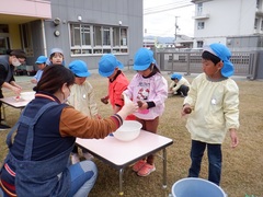 焼き芋パーティーの写真