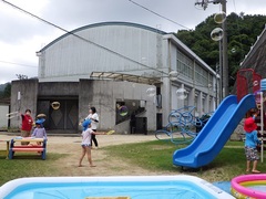 シャボン玉遊びの様子