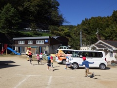 野球教室の様子