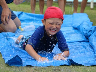 水遊び