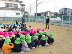 避難訓練の写真