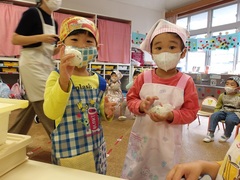 おにぎりパーティーの写真