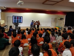 防災紙芝居の写真