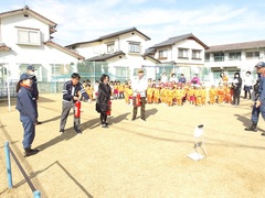 避難訓練の写真