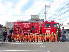 避難訓練の写真