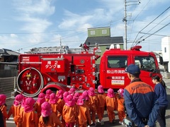 避難訓練の写真