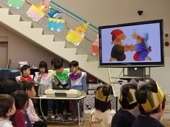 2月の誕生会の写真