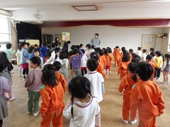 避難訓練の写真