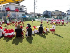 玉入れ競争の写真