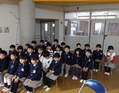 卒園式の総練習の写真