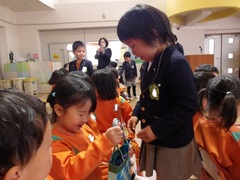 子ども卒園式の写真