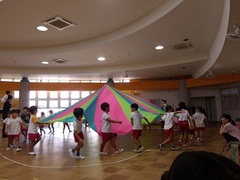 バルーンをする様子