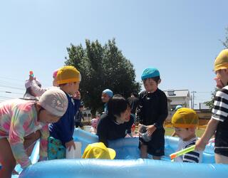 水遊び