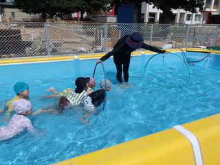水遊び