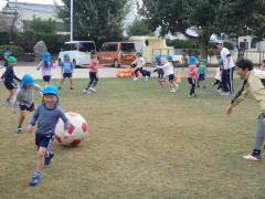 サッカー教室の様子