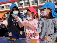 焼き芋パーティーの様子