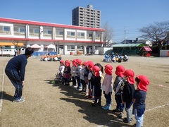 避難訓練の様子