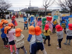 豆まきの様子