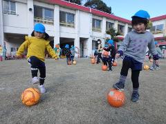 サッカー教室の様子