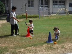 園庭の遊び