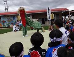 獅子舞を見せてもらいました