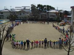 五明幼稚園の友達が遊びにきた様子