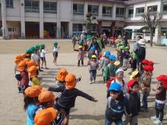 五明幼稚園の友達が遊びにきた様子